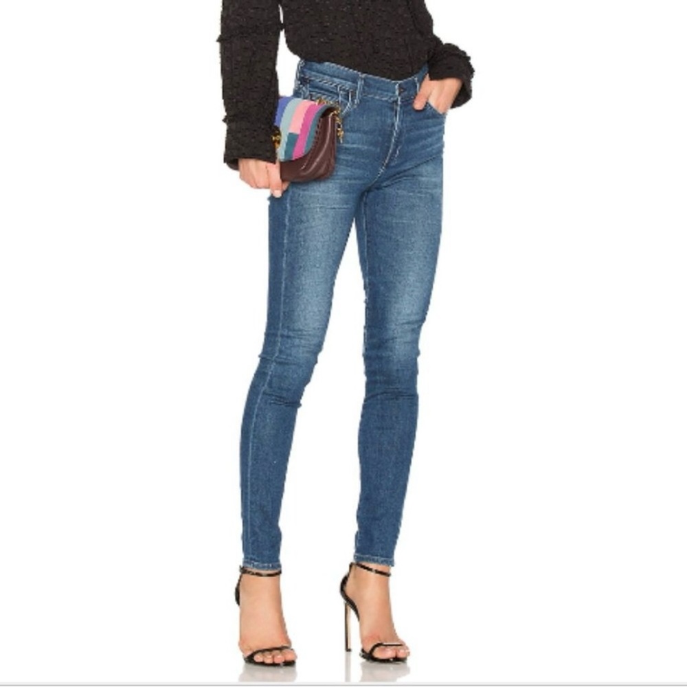 Citizens of Humanity Jeans Wilfred Clea Super High Rise Slim Med Wash Denim 4 27